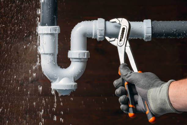 Professional Emergency Plumber technician working in Cameron, WI